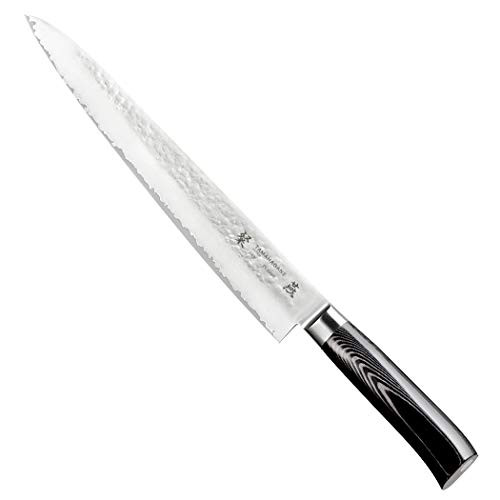 Tamahagane SAN Tsubame Mikarta Sujihiki Slicer 10.5" B07K4XV7VQ - Black New