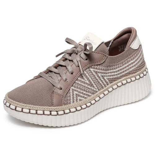 100716 SKECHERS WOMEN'S WILSHIRE BLVD BELLEVUE SIZE 6.5 MOCHA New