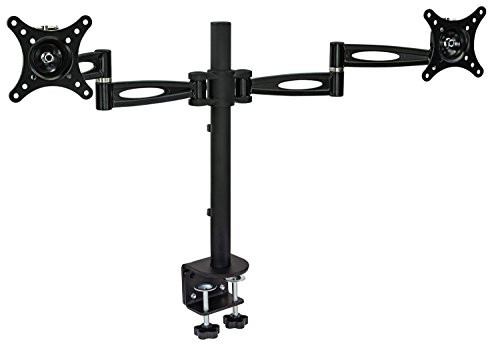 Mount-It! Dual Monitor Mount Arms | Double Monitor Desk Stand New
