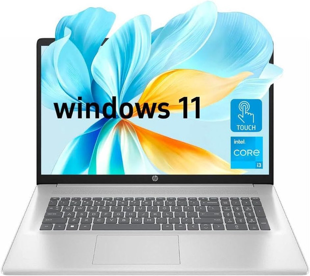 HP 17.3" HD+ Touch Laptop: Intel Core i3-N305 - 4GB |128GB - Windows 11