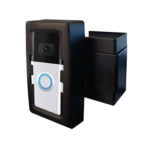 DoorbellBoa Anti-Theft Video Doorbell Door Mount No Tools or Installation Black