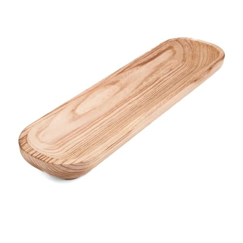 Melly Welly 17.5” Handcrafted Wooden Dough Bowl Artisan Paulownia Wood New