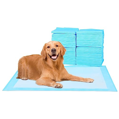 FluffyDream Absorbent Waterproof Dog Puppy Pet Pad Housebreaking 60PK Blue New