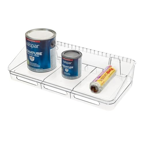 iDesign Storage Shelf, Wall Space Collection Wall Mount Storage Bin - Clear New