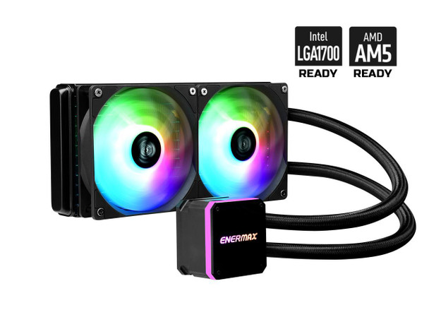 Enermax Liqmax III 240 Addressable RGB AIO CPU Liquid Cooler - 240mm Radiator