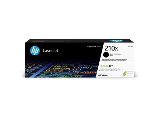 HP 210X Black Original LaserJet Toner Cartridge  W2100X