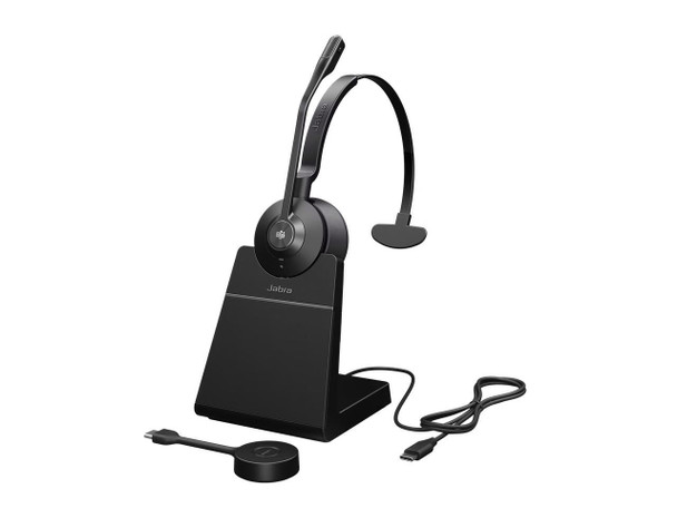 Jabra Engage 55 USB Type-C Connector Mono Headset - MS, with Charging Stand