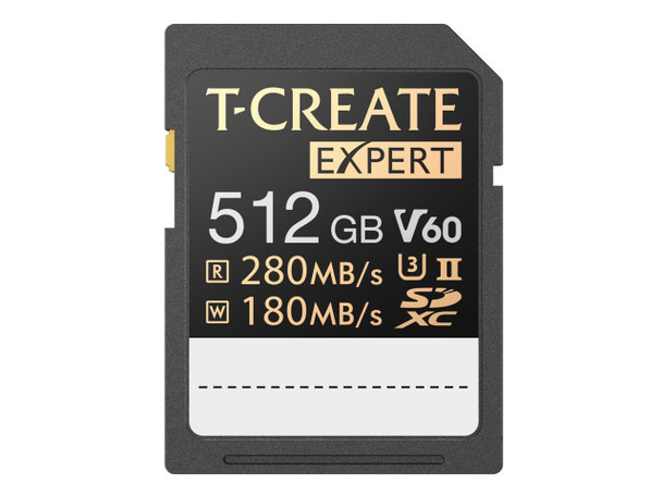 Team Group 512GB Expert SD Card UHS-II / U3 / V60 Read/Write Speed Up to