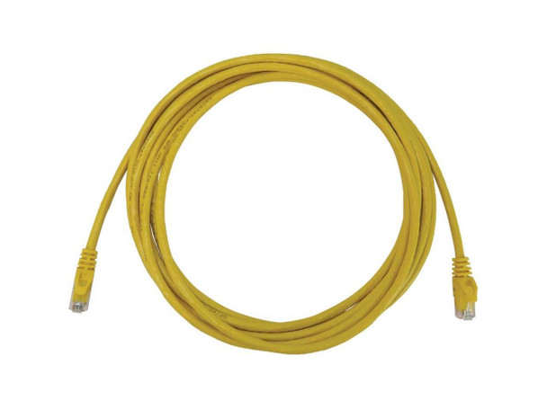 Tripp Lite Cat6a 10G Snagless Molded UTP Ethernet Cable (RJ45 M/M), PoE, Yellow,