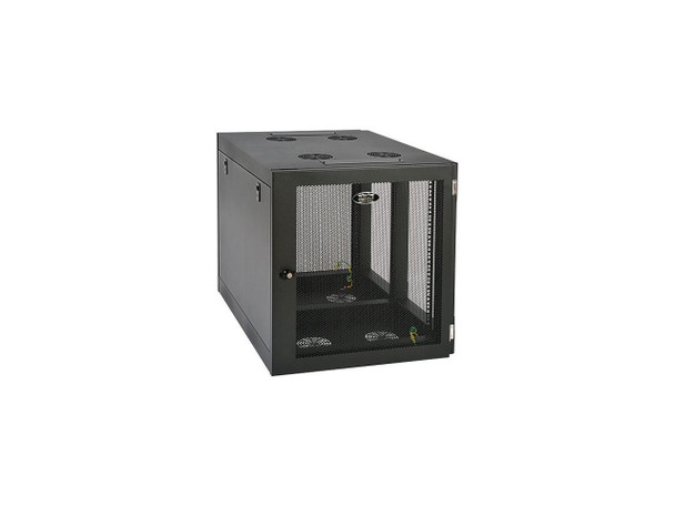 Tripp Lite 12U Wall-Mount Rack Enclosure Cabinet, Heavy-Duty Side-Mount,