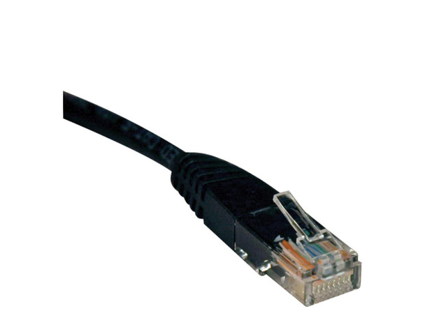 Tripp Lite 100-ft. Cat5e 350MHz Molded Cable (RJ45 M/M) - Black