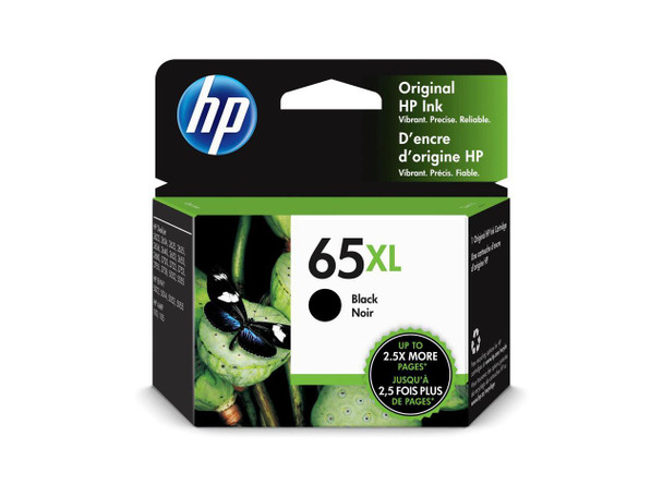 HP 65XL Black Original Ink Cartridge, ~300 pages, N9K04AN#140