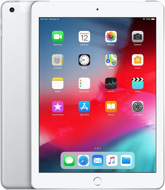 APPLE IPAD 9.7" 6TH GEN 128GB WIFI + CELLULAR MR732J/A - SILVER