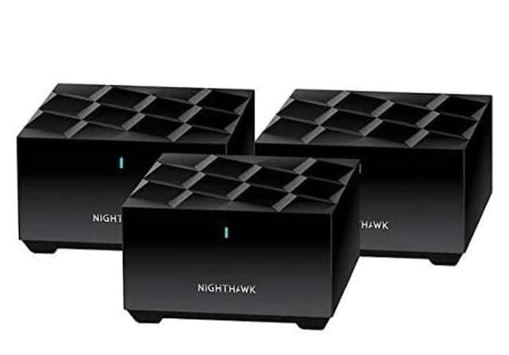 Netgear Nighthawk Whole Home Mesh WiFi 6 System 3 Pack BLACK MK63-100NAS