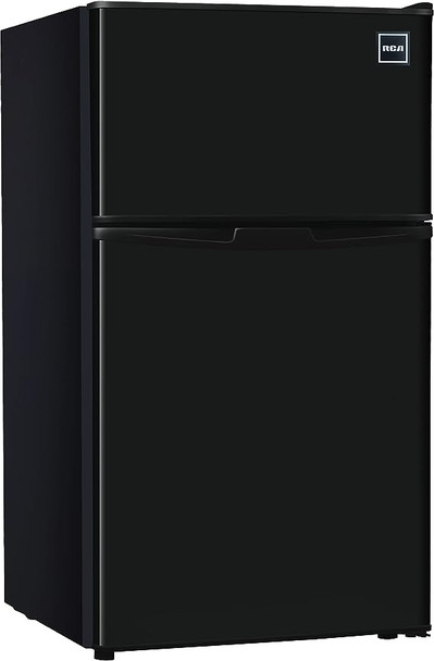 RCA 2-Door Compact Refrigerator/Freezer 3.2 Cu. Ft. RFR835 - Black