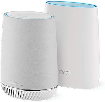 Netgear Orbi Mesh AC3000 RBR50 RBS40V Smart Voice Speaker RBK50V-1CCNAS - White