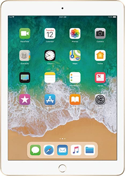 Apple iPad 9.7 with WiFi, 128GB 2017 Model - MPGW2LL/A - Gold