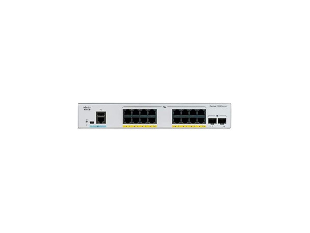 CISCO Catalyst 1000 C1000-16FP-2G-L Switch 16 x 10/100/1000 Ethernet PoE+ ports