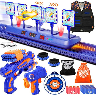 MOVINGSHOT Targets Nerf Gun Moving Shooting Target Kit for Kids ...