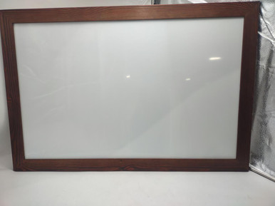 Rustic Whiteboard EXCELLO GLOBAL PRODUCTS WOODEN MAGNETIC DRY ERASE WHITEBOARD - TORCHED ...