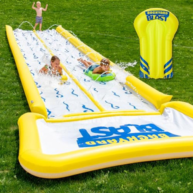 Backyard Blast 30 Waterslide With Bumpers And Splash Zone 2