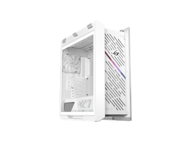 The ASUS ROG Strix Helios II White Edition is an EATX mid-tower