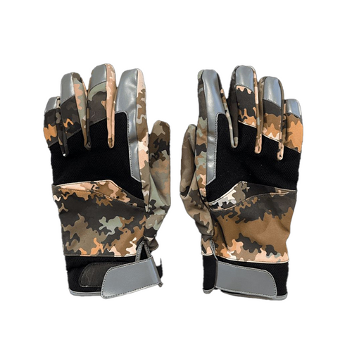 Carnivore Gloves | Cedeer Camo

The Carnivore Gloves give you stealth, warmth, and full dexterity when it’s time to take the shot. Built with a quiet, durable exterior and a soft, grippy palm, they keep noise low and control high — ideal for bowhunting and precision rifle work. Lightweight insulation adds comfort in cold conditions without affecting trigger feel or equipment handling.

Breathable performance keeps your hands dry through long sits and active stalks, making these gloves a reliable choice from early season chills to frosty mornings