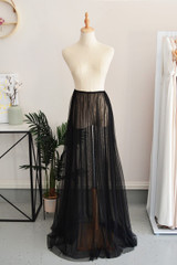 Tulle Overlay Skirt For Classic Multiway Dress in Black Tulle Overlay Skirt For Classic Multiway Dress in Black