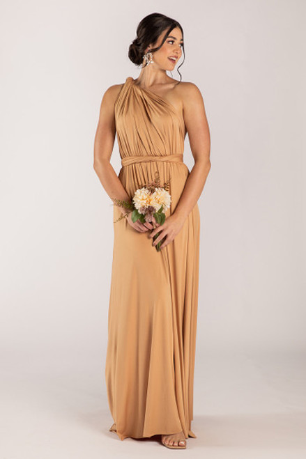 Classic Multiway Infinity Dress in Gold Rush