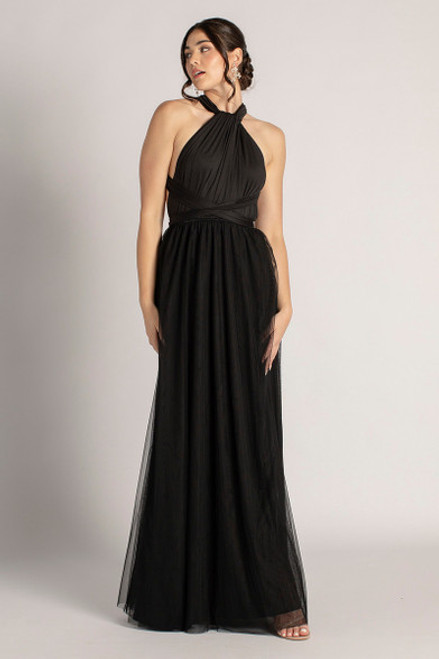 Tulle Overlay Skirt For Classic Multiway Dress in Black Tulle Overlay Skirt For Classic Multiway Dress in Black
