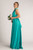 Luxe Satin Ballgown Multiway Infinity Dress in Teal
