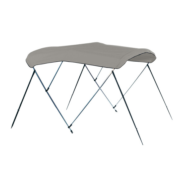 Carver 4 Bow 8' Pontoon Bimini Top w\/Boot - Cadet Grey Acrylic [A8SQ4893UB-10]