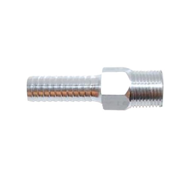 Attwood Universal Aluminum Fuel Hose Fitting - 3\/8" NPT x 3\/8" Barb [88FBMA102-6]
