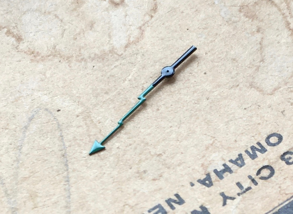 2X Green Milgauss B Second Hands for Seiko 7S26 NH35 movement