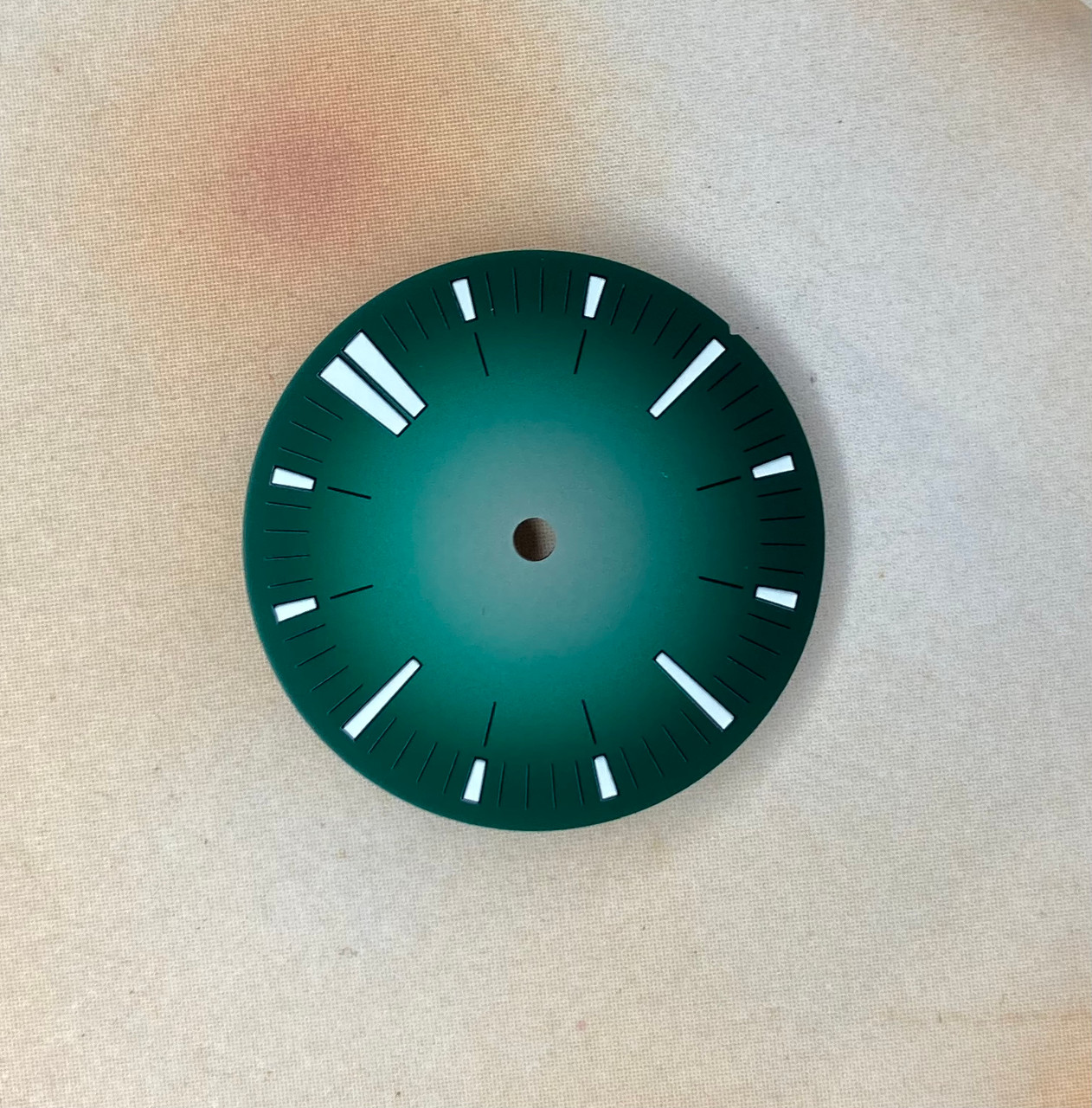 Green SM Sun Seamaster Dial for Seiko 7S26 NH35 Movement MOD White