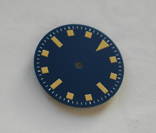 Vintage Yellow All Blue Snowflake Dial ETA 2824 / 2836 Superluminova 