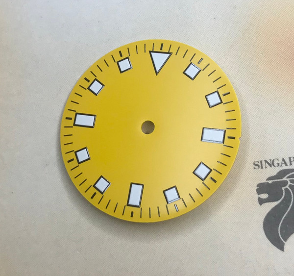 Yellow Snowflake Dial for Vostok 2416b movement 