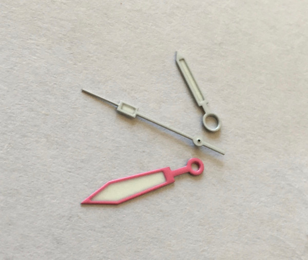Pink Min PLOPROF Watch Plongeur Hands for Seiko 7S26 NH35 NH36 - Ken 's  Store