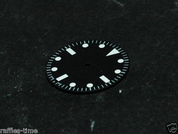 Plain Milsub Watch Dial for ETA 2836 / 2824 Movement White Lume with Date