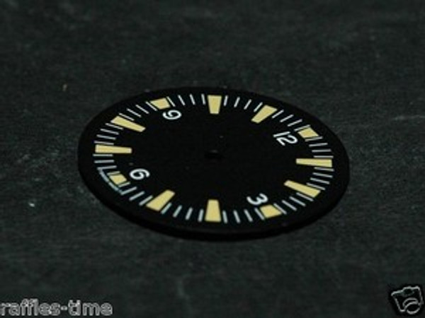 Yellow Lume SM Dial for ETA 2824 2836 Movement Sterile Seamaster 300 Dial