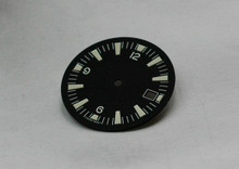 White Lume SM w/date Dial for ETA 2824 2836 Movement Sterile Seamaster 300 Dial