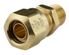 Brass Nylon Air Brake Fitting, Male Connector, 68NAB Series