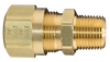 Brass Nylon Air Brake Fitting, Male Connector, 68NAB Series