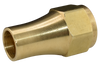 N2 Series Brass Fitting, 45° Flare Nut, Long, Machined