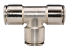 Brass Nickel Plated Push to Connect Union Tee, 264PPNI Series