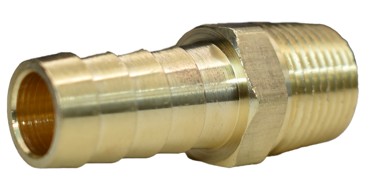 Brass Male Hose Barb Fitting