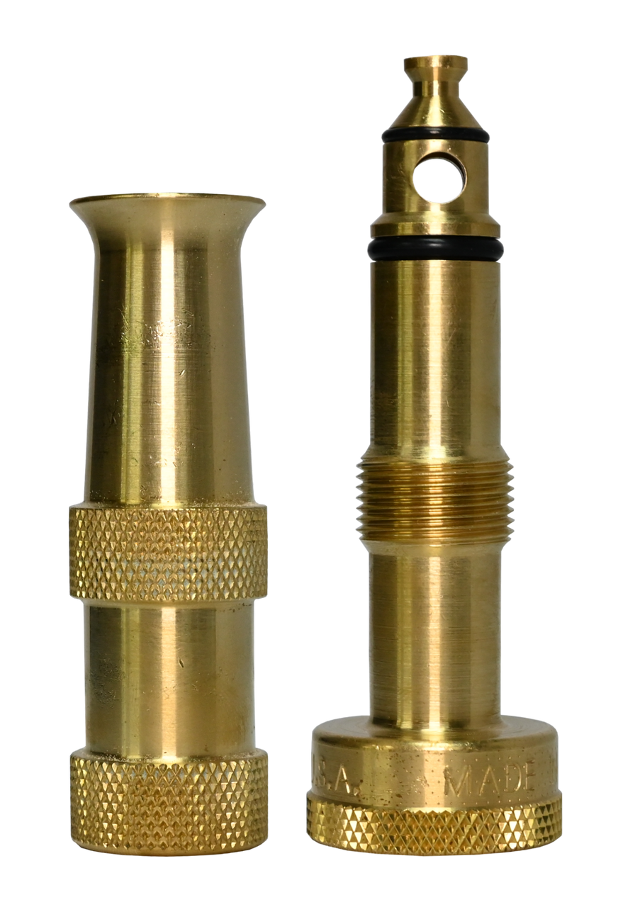 Brass Variable Spray Garden Hose Nozzle