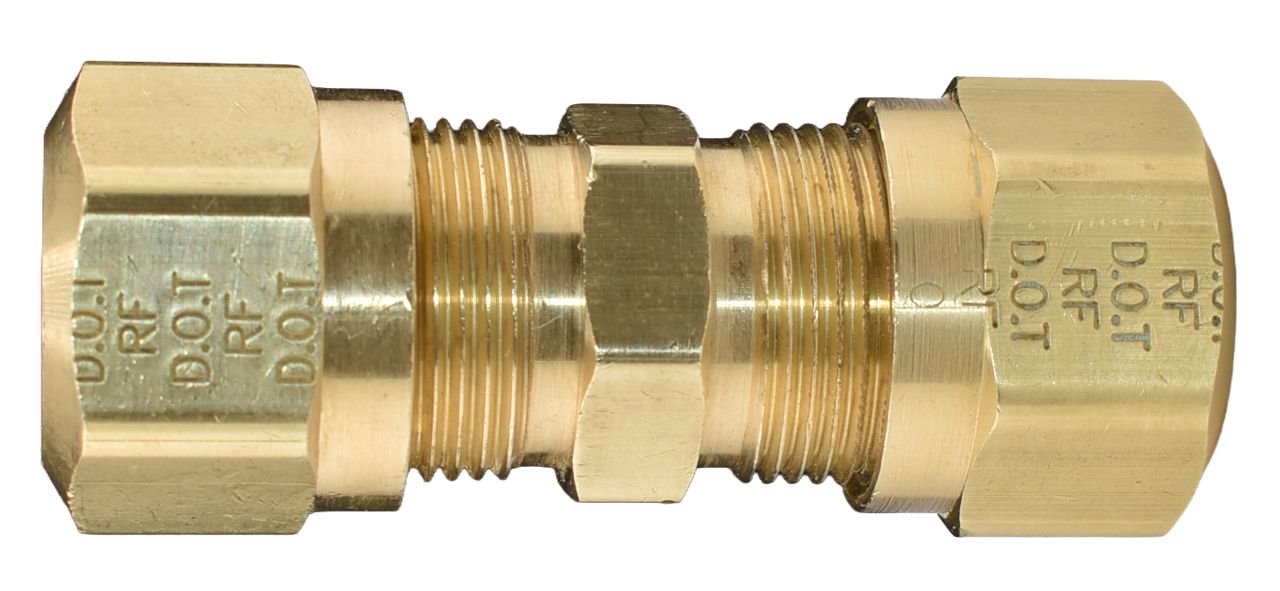 Brass Nylon Air Brake Compression Union Fitting, 62NAB Series