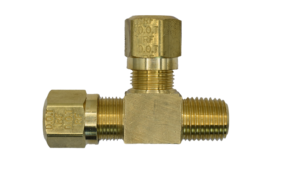 71NAB, Nylon Air Brake Male Run Tee Fitting