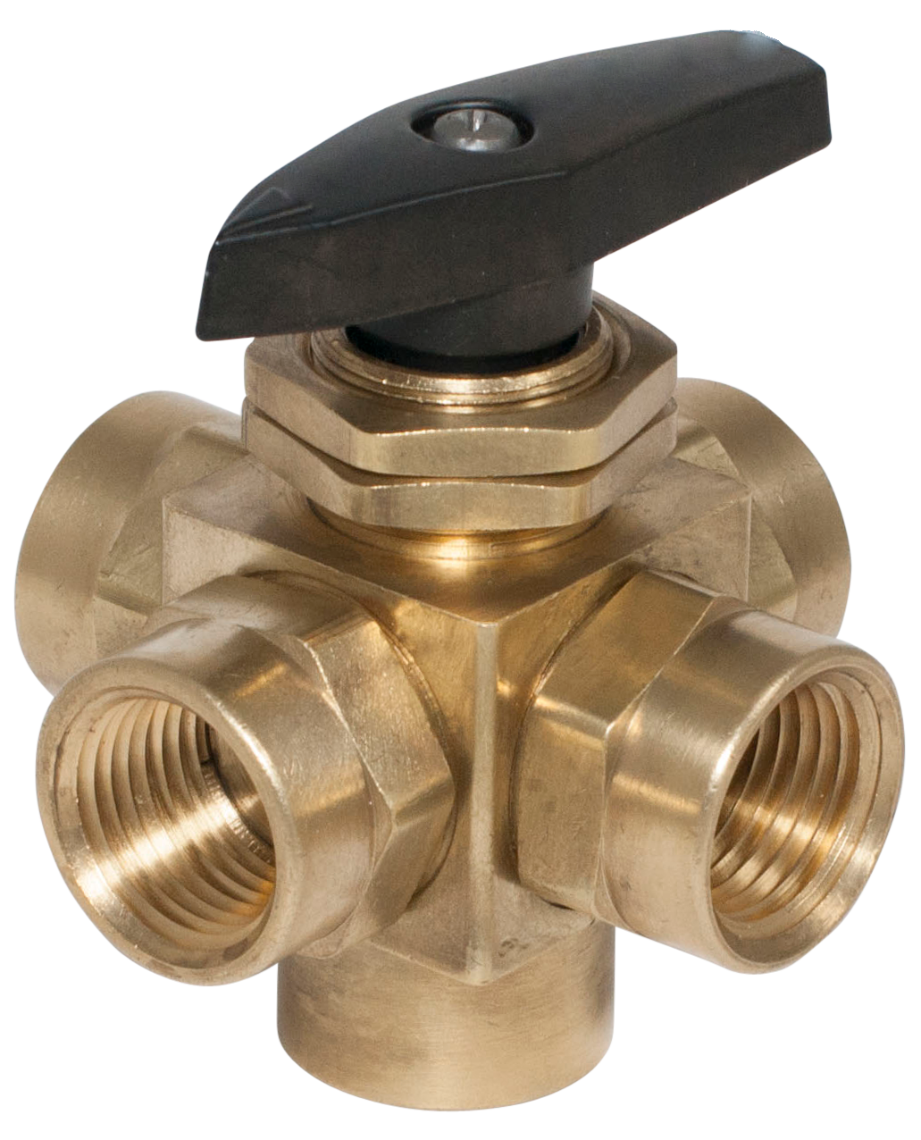 5222BV, FPT 5-Way Instrumentation Ball Valve